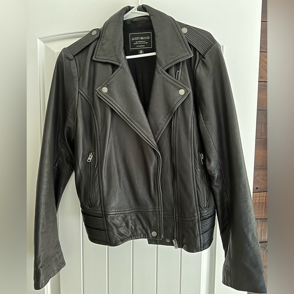 Leather Moto Jacket